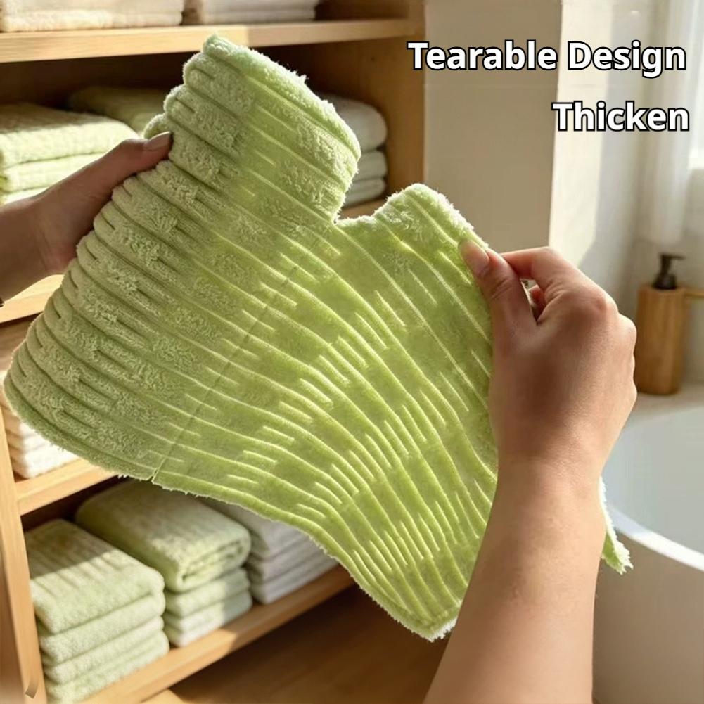 Bamboo Fiber Trunk - ผ้าเช็ดทำความสะอาดใยสังเคราะห์แบบใช้แล้วทิ้ง ดูดซับน้ำได้ดีเยี่ยม หนา ทนทาน ฉีกใช้งานได้ เหมาะสำหรับใช้ในบ้าน